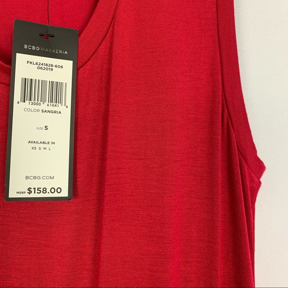 BCBGMaxazria Maxi Dress Slim Split Front - Picture 5 of 9